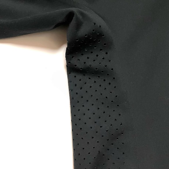 Lululemon Reflective Jacket Windbreaker Mens Size M Black Ventilated Full Zip - Picture 7 of 11